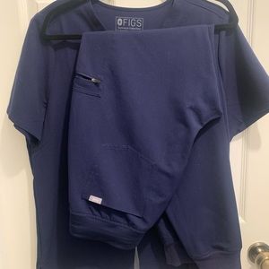 Figs Scrub Set (navy)